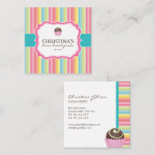 Visitekaartjes van flessenband (Voorkant / Achterkant)