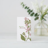 Visitekaartjes van Floral (Staand voorkant)