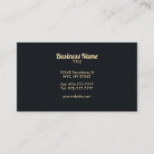 Visitekaartjes van Floral (Achterkant)