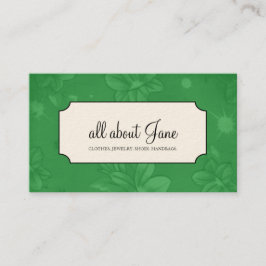 Visitekaartjes van Floral