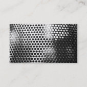 Visitekaartjes van geperforeerd metaal (Achterkant)