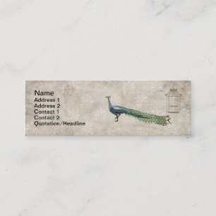 Visitekaartjes van Glam Peacock