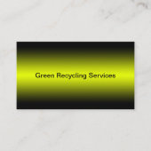 Visitekaartjes van Green Recycling Service (Voorkant)