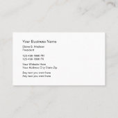 Visitekaartjes van haaiensilhouet (Achterkant)