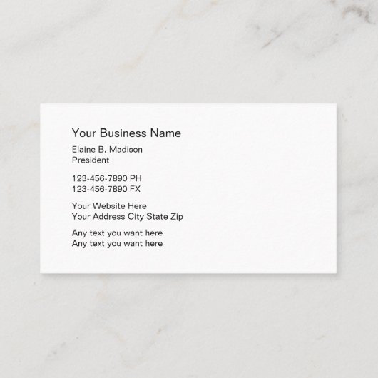 Visitekaartjes van haaiensilhouet (Achterkant)