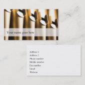 Visitekaartjes van het organisme - chubby (Voorkant / Achterkant)