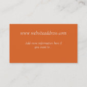 Visitekaartjes van het venster Toscane (Achterkant)