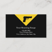 Visitekaartjes van het vuurwapenassortiment (Voorkant)