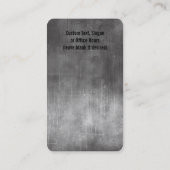 Visitekaartjes van industriële Logo (Achterkant)