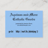 Visitekaartjes van katholieke winkels (Achterkant)