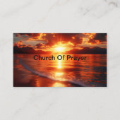 Visitekaartjes van kerk en gebed (Voorkant)