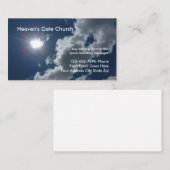 Visitekaartjes van kerken (Voorkant / Achterkant)