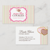 Visitekaartjes van koekjes (Voorkant / Achterkant)