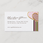 Visitekaartjes van koekjes en bakkerijen (Achterkant)