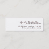 Visitekaartjes van kofferbakkerijen (Achterkant)