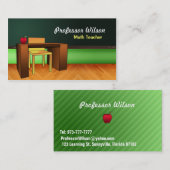 Visitekaartjes van leraren (Voorkant / Achterkant)