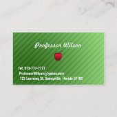 Visitekaartjes van leraren (Achterkant)