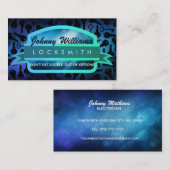 Visitekaartjes van Locksmith Slogans (Voorkant / Achterkant)