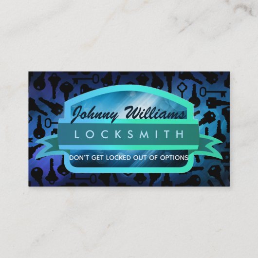 Visitekaartjes van Locksmith Slogans (Voorkant)