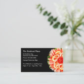 Visitekaartjes van met zeevruchten gelijkgestelde  (Staand voorkant)