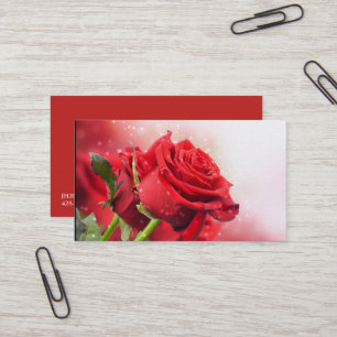 Visitekaartjes van Miss America Red Roses