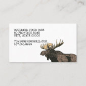 Visitekaartjes van Moose and Trees Ranger (Achterkant)