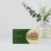 Visitekaartjes van onroerend goed (Staand voorkant)