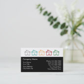 Visitekaartjes van onroerend goed (Staand voorkant)