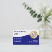 Visitekaartjes van onroerend goed (Staand voorkant)