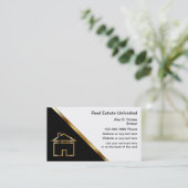 Visitekaartjes van onroerend goed uitbreiden (Staand voorkant)