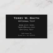 Visitekaartjes van  paarden (Achterkant)