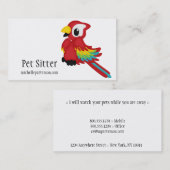 Visitekaartjes van paardenvogelpest (Voorkant / Achterkant)