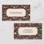 Visitekaartjes van Paisley (Voorkant / Achterkant)