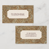 Visitekaartjes van Paisley (Voorkant / Achterkant)