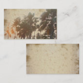 Visitekaartjes van  palmbomen (Voorkant / Achterkant)