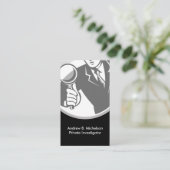 Visitekaartjes van particuliere onderzoekers (Staand voorkant)