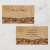 Visitekaartjes van perkament (Voorkant / Achterkant)