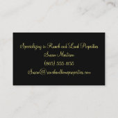 Visitekaartjes van Ranch Real Estate (Achterkant)