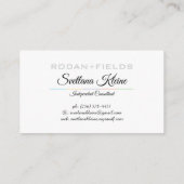 Visitekaartjes van Rodan en Fields (Achterkant)