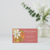 Visitekaartjes van Sewn Flowers (Staand voorkant)