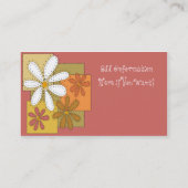 Visitekaartjes van Sewn Flowers (Achterkant)