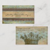 Visitekaartjes van Shabby Prince (Voorkant / Achterkant)