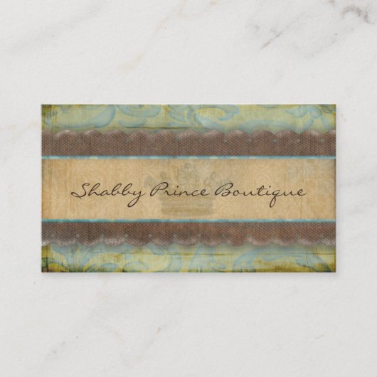 Visitekaartjes van Shabby Prince (Voorkant)