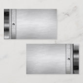 Visitekaartjes van staal (Voorkant / Achterkant)