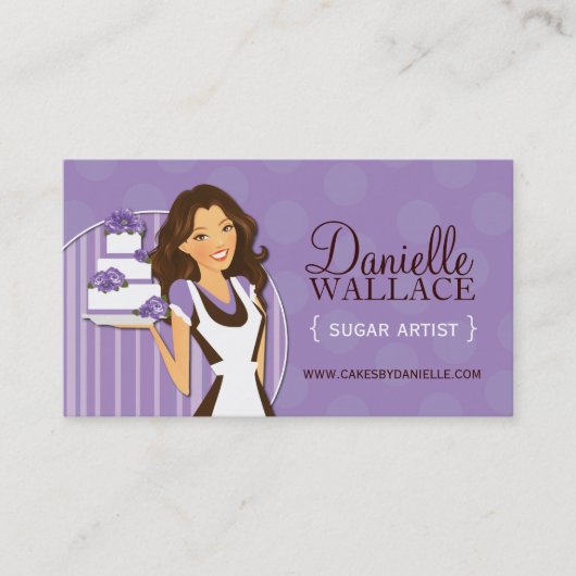 Visitekaartjes van suikerkunstenaars (Voorkant)
