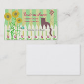 Visitekaartjes van tuinKat (Voorkant / Achterkant)