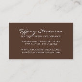 Visitekaartjes van whisky (Achterkant)