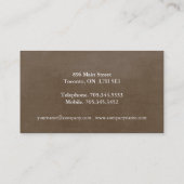 Visitekaartjes van whisky (Achterkant)