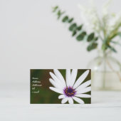 Visitekaartjes van White Daisy (Staand voorkant)