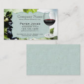 Visitekaartjes van wijn/restaurants (Voorkant / Achterkant)